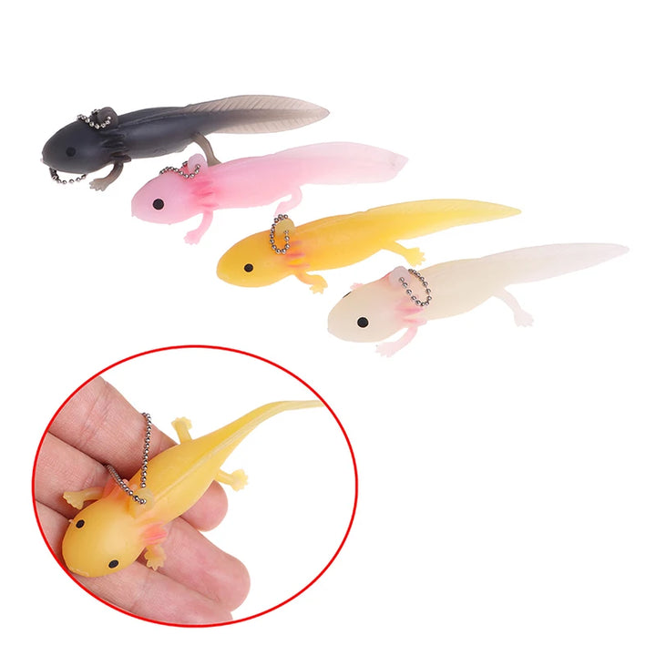 Funny Keychain Antistress Soft Fish Giant Salamande Stress Toy Squeeze Prank Joke Toys For Girls Gag Gifts Brinquedo