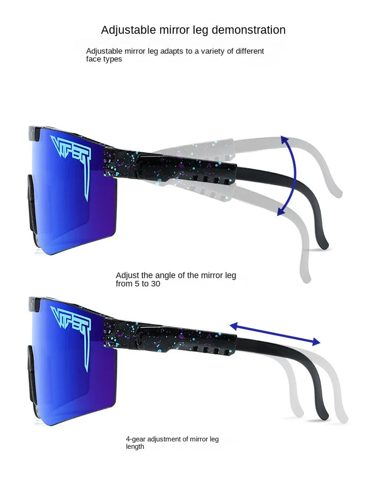 men fashion trend adjustable leg angle Outdoor sports bicycle glasses women outdoor riding running sports sunglasses eyewear - Gufetto Brand 