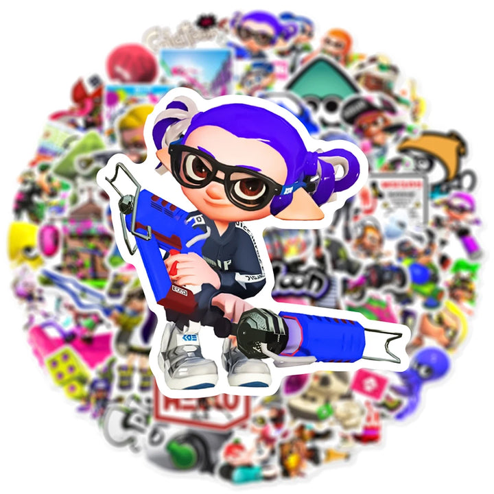 10/30/50PCS Cool Splatoon Game Anime Stickers DIY Phone Motorcycle Laptop Suitcase Cool Fashion Graffiti Sticker Kid Toy Gift - Gufetto Brand 