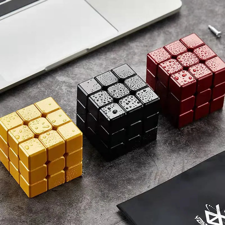 3X3 Alloy Decompression Magic Cube Metal Unlimited Speed Game Cube Puzzle Cubo Magico Fidget Toys Antistress Kids Toys