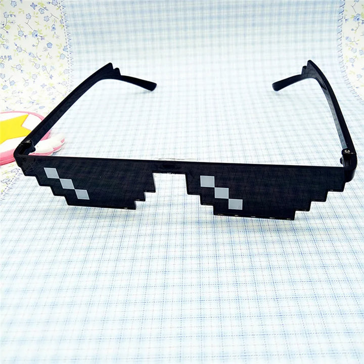 Funny Life Glasses Pixel Deal with IT Sunglasses Children Adult Toys Antistress Relief Figet Toys Anti Stress Toy Gifts for Kids