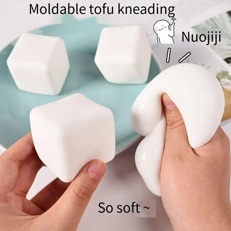 New Cat Stress Relief Squishy Toy PU Squeeze Antistress Table Ornaments Reliever Toys Plastic Shape Knead, Release Stress Toy