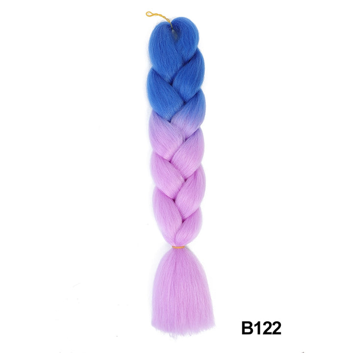 Miss Rola sintetico 24 pollici 100G all'ingrosso singolo colore Ombre incandescente estensione dei capelli torsione trecce jumbo capelli Kanekalon per le donne - Gufetto Brand 