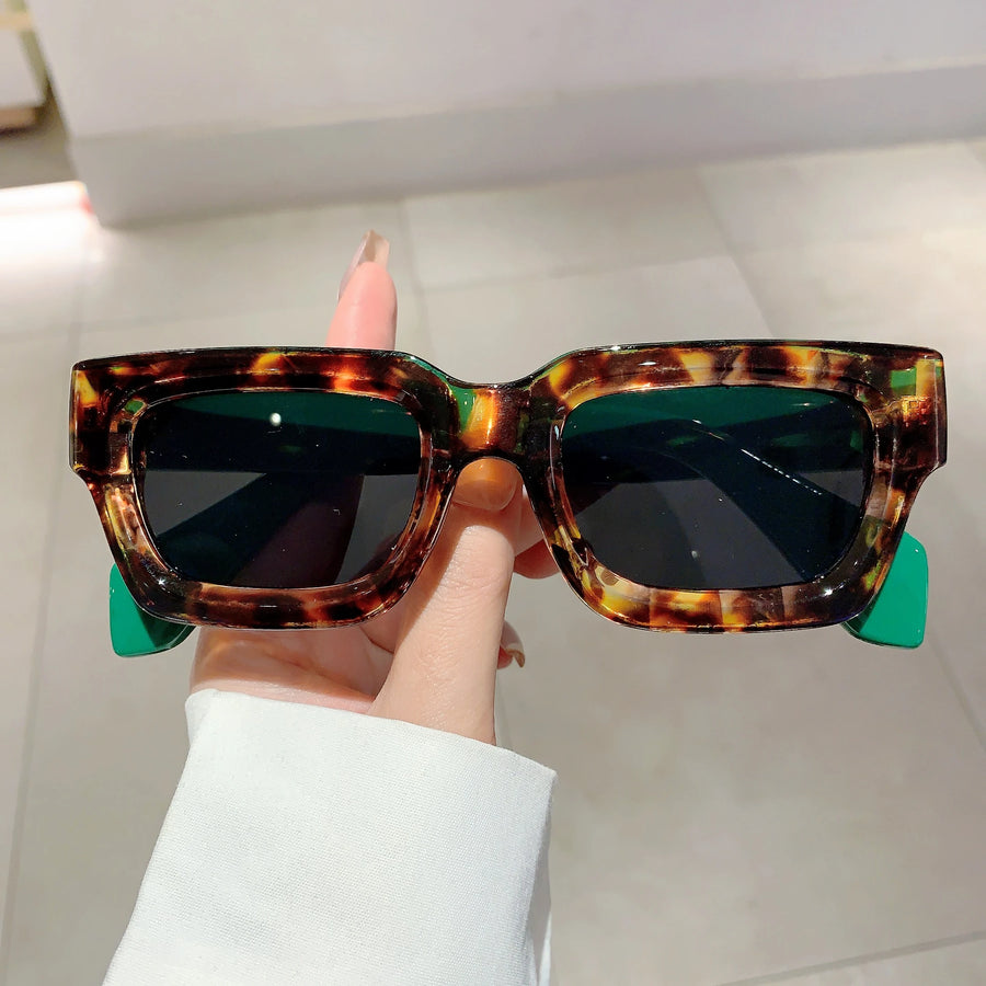 KAMMPT Vintage Square Sunglasses 2024 New in Fashion Multicolor Outdoor Men Eyewear Ins Trendy Brand Design Stylish Women Shades - Gufetto Brand 