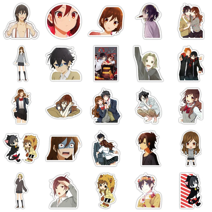 10/30/50PCS Japanese Love Anime Horimiya Character Sticker For Luggage Laptop IPad Gift Journal Waterproof Sticker Wholesale - Gufetto Brand 