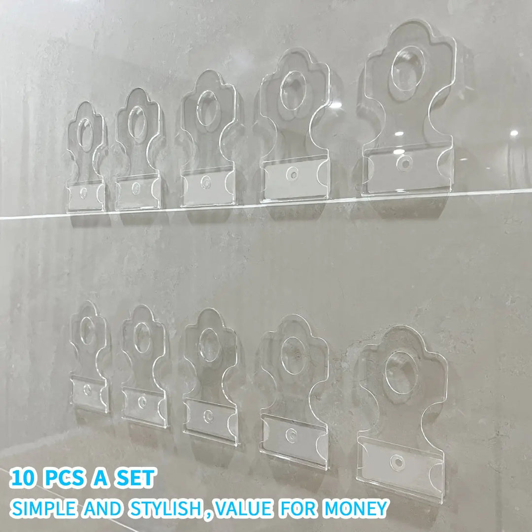 10 Pack Clear Acrylic Floating Shelves for Funko Pop Box Hidden Storage Hook Wall Mounted Display Case for Protect Figure Box - Gufetto Brand 