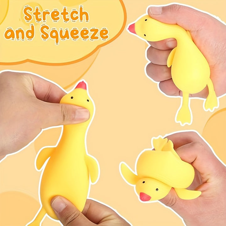 1pc Only duck soft stress ball elastic squeeze Relax toys suitable for and Relax party gifts Birthday gifts and classroom rewards