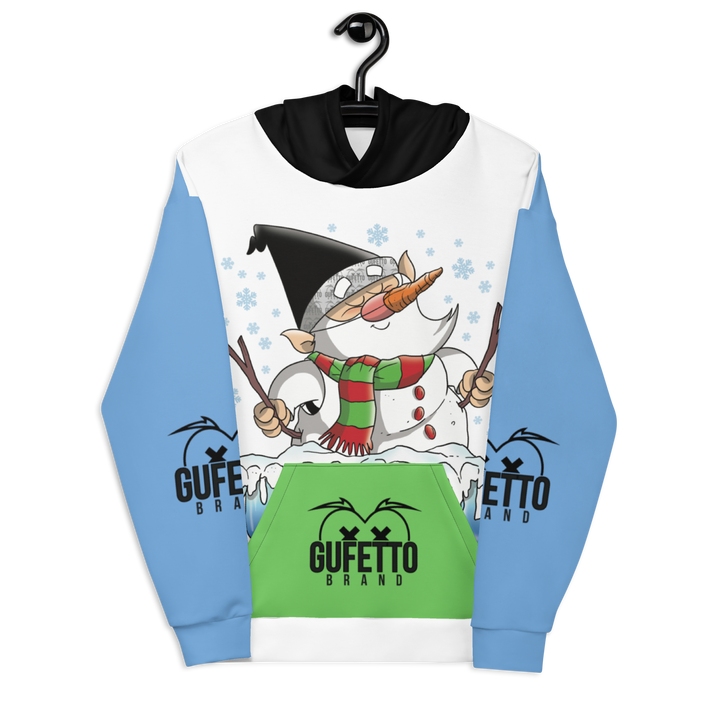 Felpa con cappuccio Uomo/Donna PUPAZZOLO DI NEVE - Gufetto Brand 