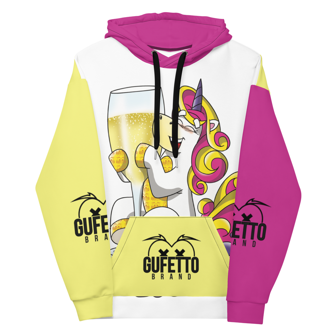 Felpa con cappuccio Uomo/Donna IL PROSECCOCORNO - Gufetto Brand 