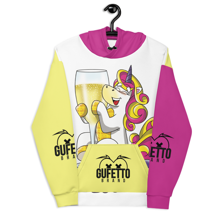 Felpa con cappuccio Uomo/Donna IL PROSECCOCORNO - Gufetto Brand 