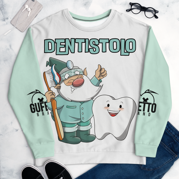 Felpa unisex Uomo/Donna DENTISTOLO - Gufetto Brand 