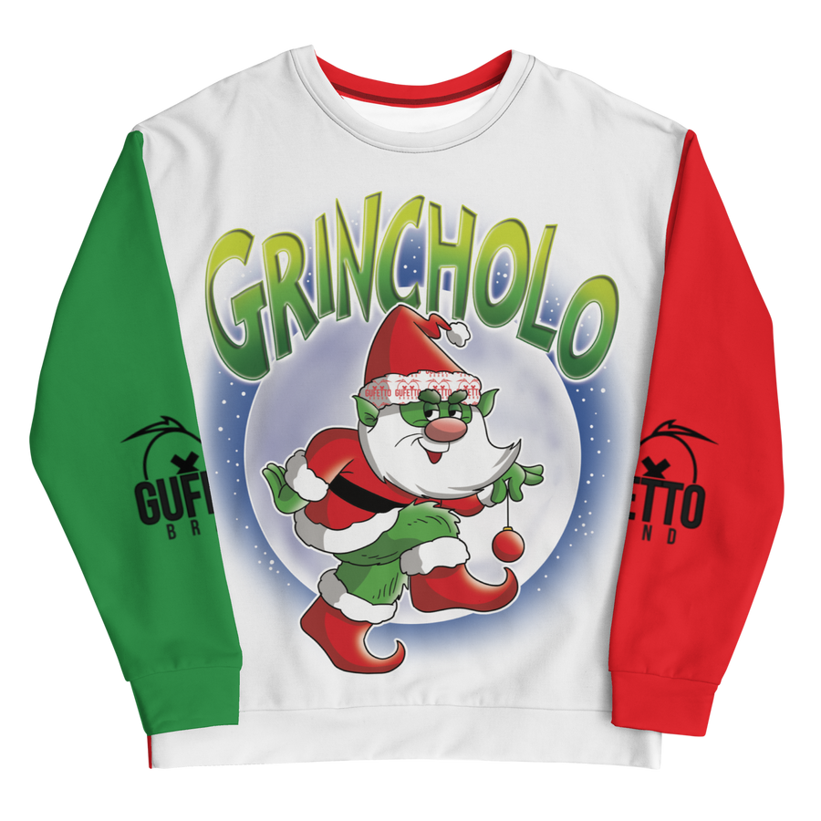 Felpa unisex Uomo/Donna GRINCHOLO - Gufetto Brand 