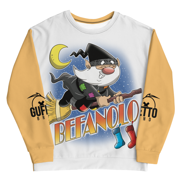 Felpa unisex Uomo/Donna BEFANOLO - Gufetto Brand 