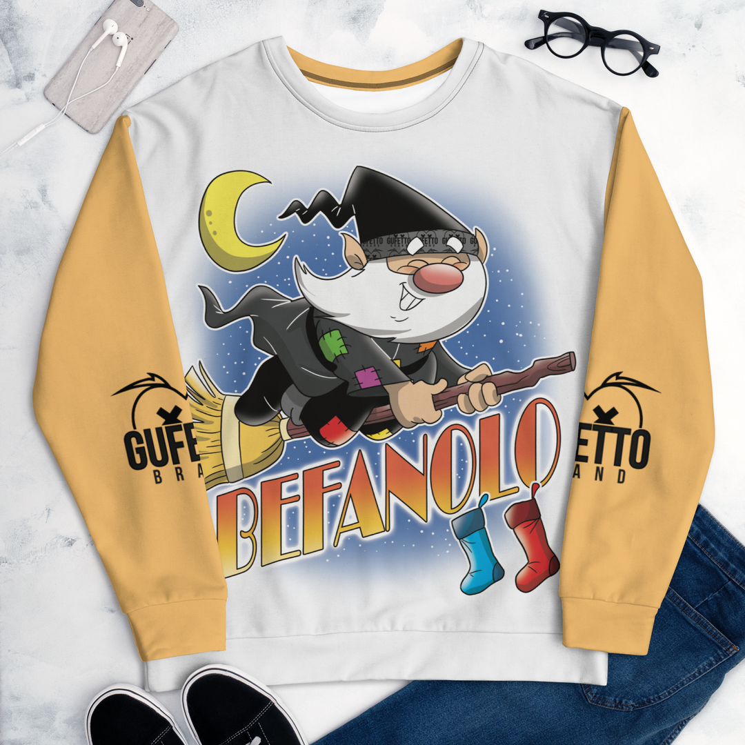 Felpa unisex Uomo/Donna BEFANOLO - Gufetto Brand 