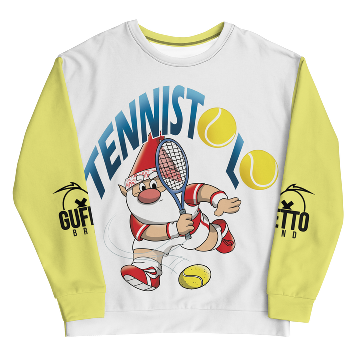 Felpa unisex Uomo/Donna TENNISTOLO - Gufetto Brand 