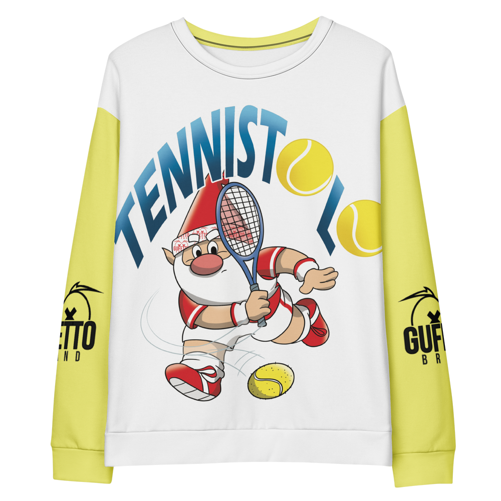 Felpa unisex Uomo/Donna TENNISTOLO - Gufetto Brand 