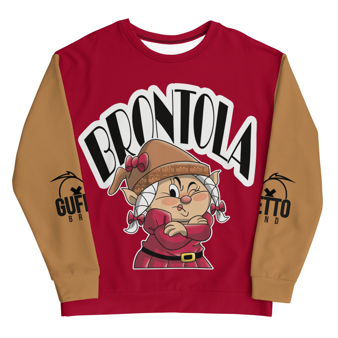 Felpa unisex Uomo/Donna BRONTOLA - Gufetto Brand 