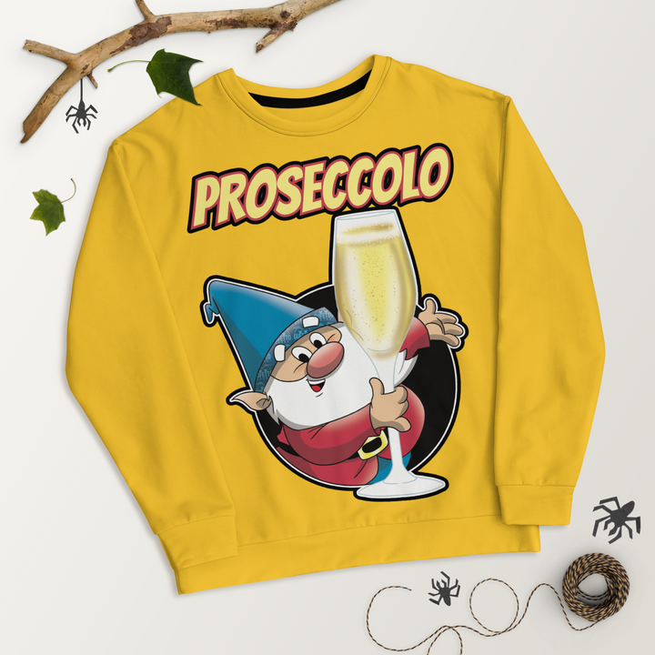 Felpa unisex Uomo/Donna Proseccolo Yellow Edition