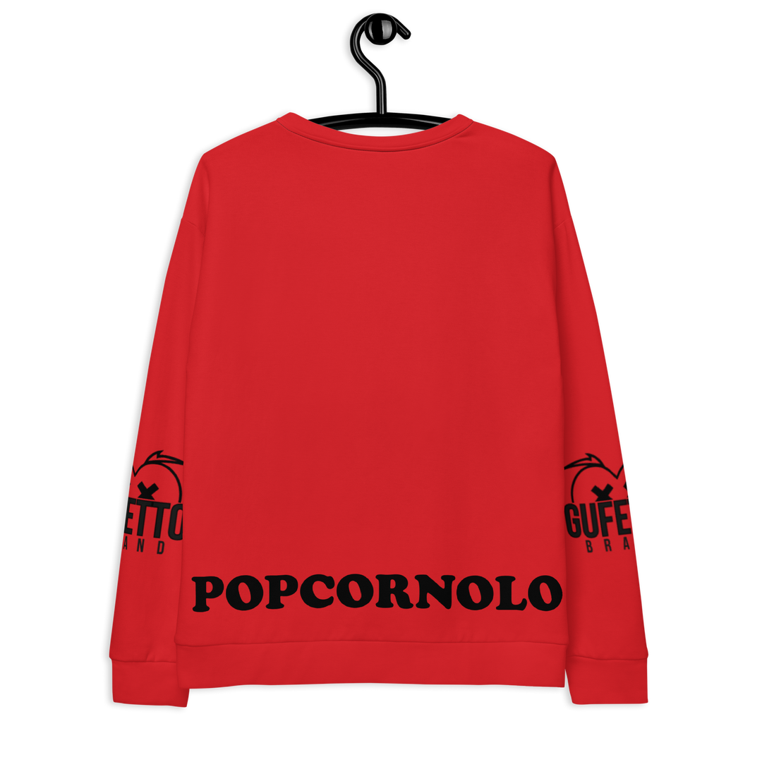 Felpa unisex Uomo/Donna POPCORNOLO - Gufetto Brand 