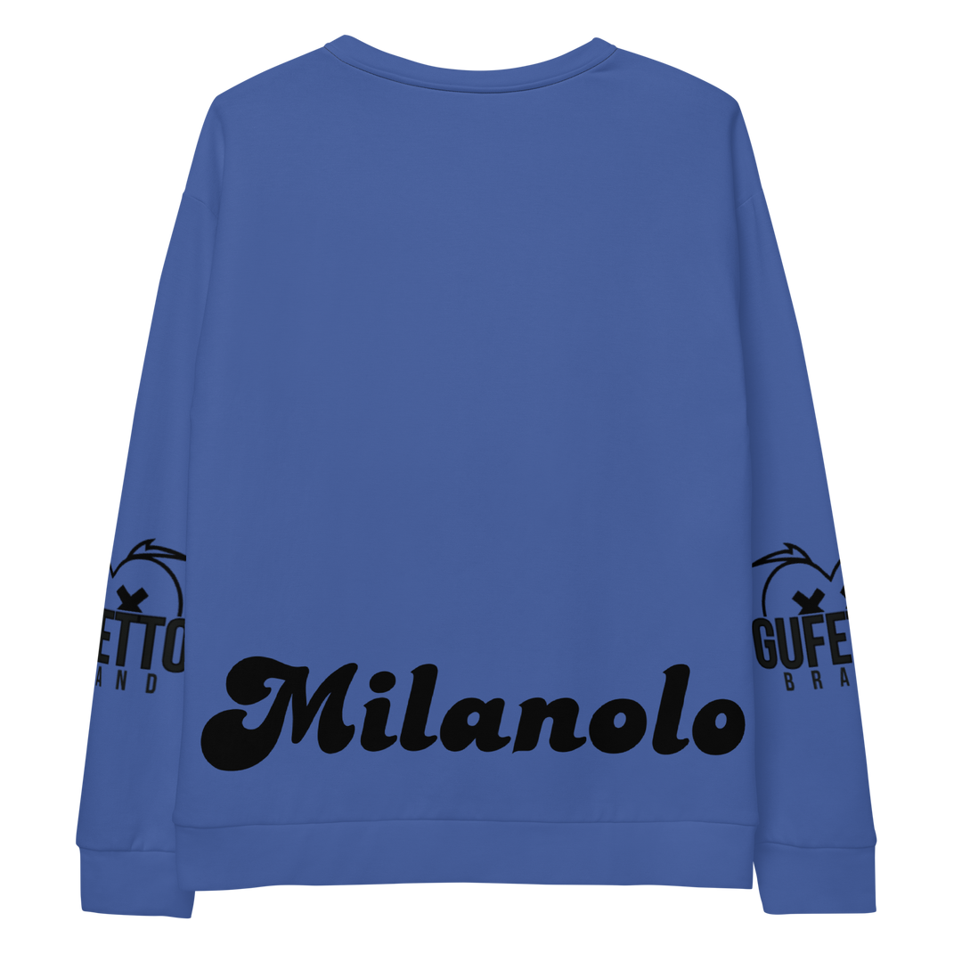 Felpa unisex Uomo/Donna MILANOLO - Gufetto Brand 