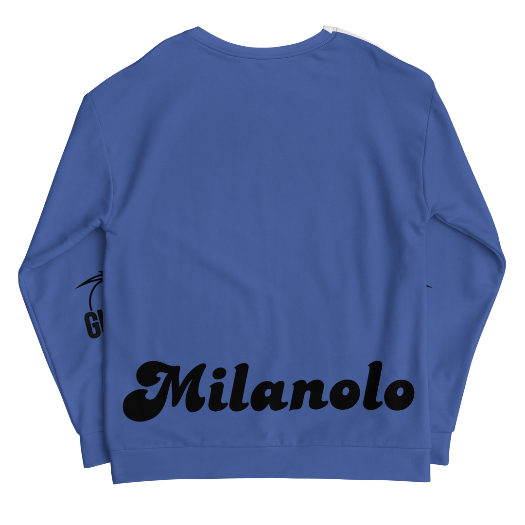 Felpa unisex Uomo/Donna MILANOLO - Gufetto Brand 