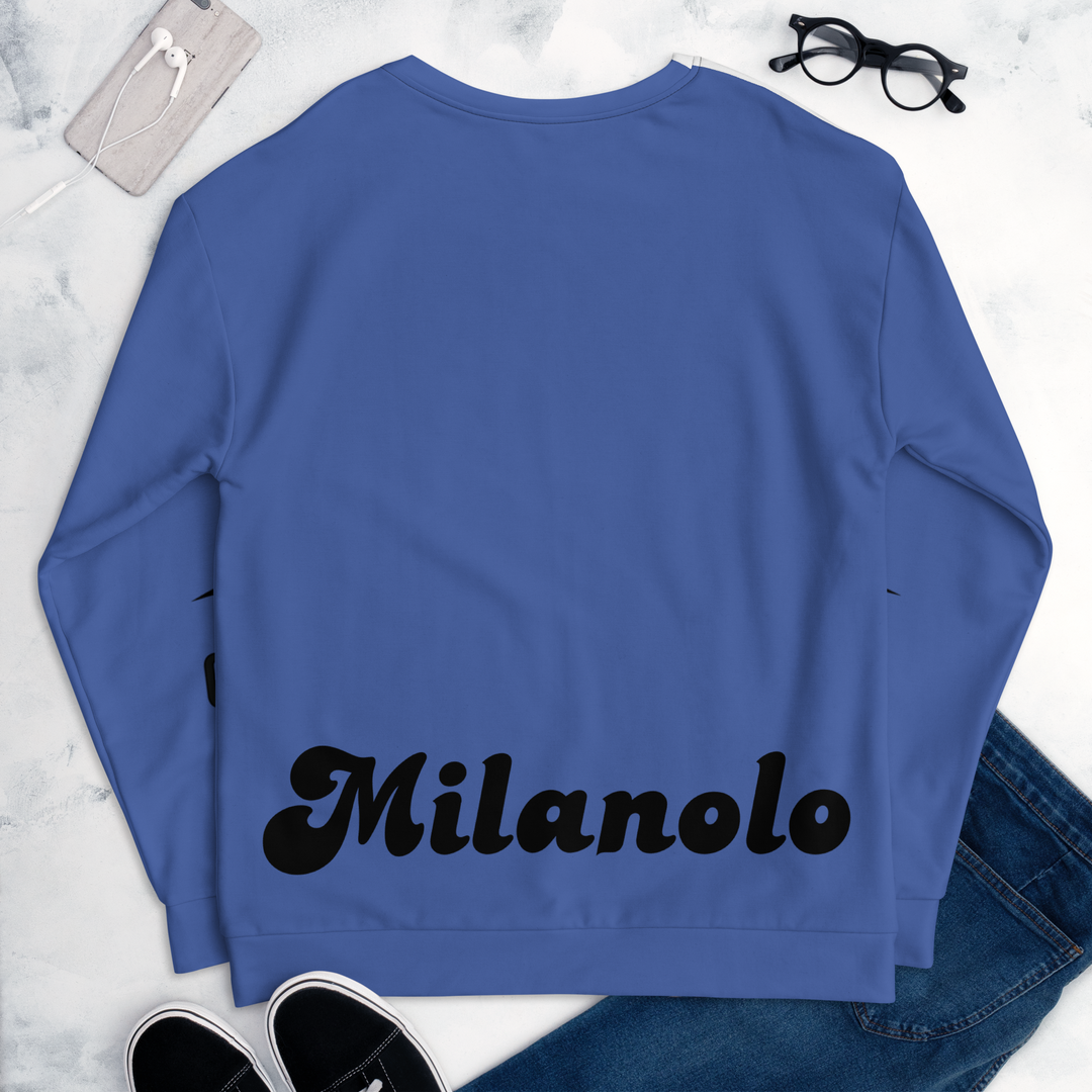 Felpa unisex Uomo/Donna MILANOLO - Gufetto Brand 