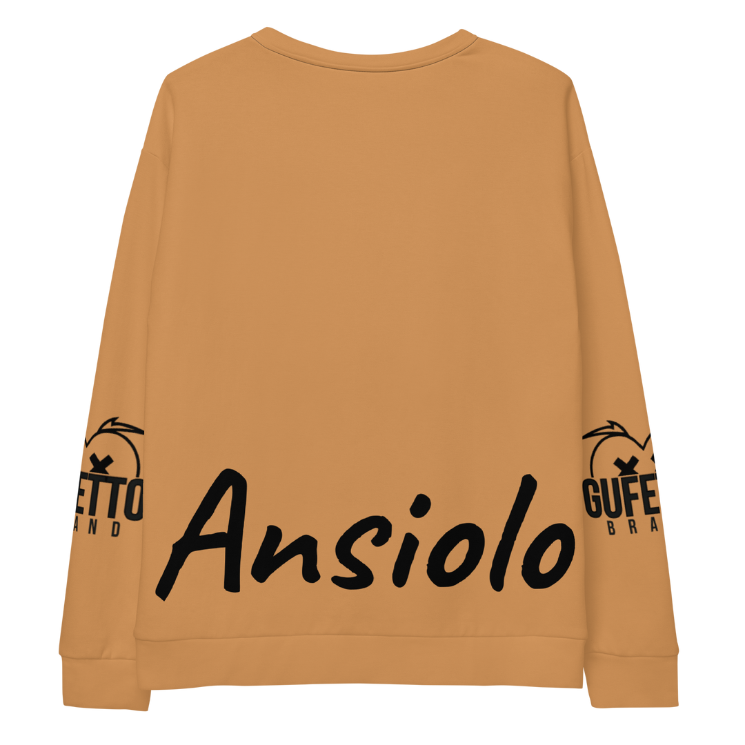 Felpa unisex Uomo/Donna ANSIOLO TWO - Gufetto Brand 