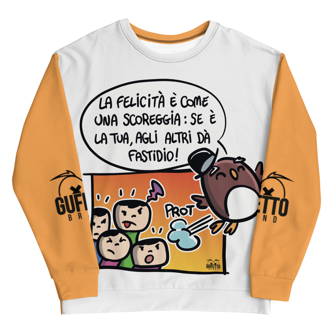 Felpa unisex Uomo/Donna SCOREGGIA - Gufetto Brand 