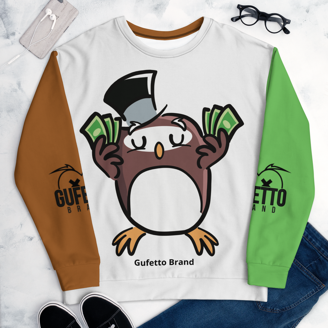 Felpa unisex Uomo/Donna GUFETTO SOLDI - Gufetto Brand 