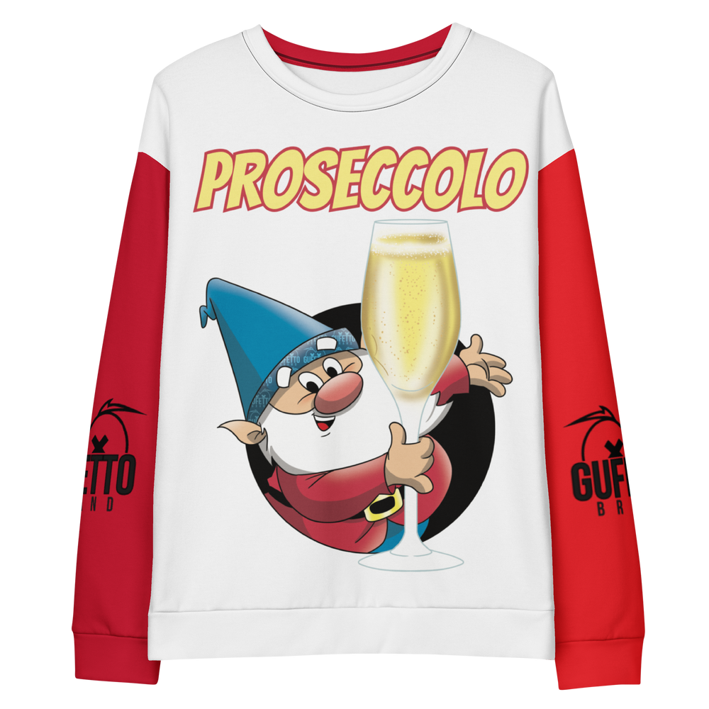 Felpa unisex Uomo/Donna PROSECCOLO NEW - Gufetto Brand 