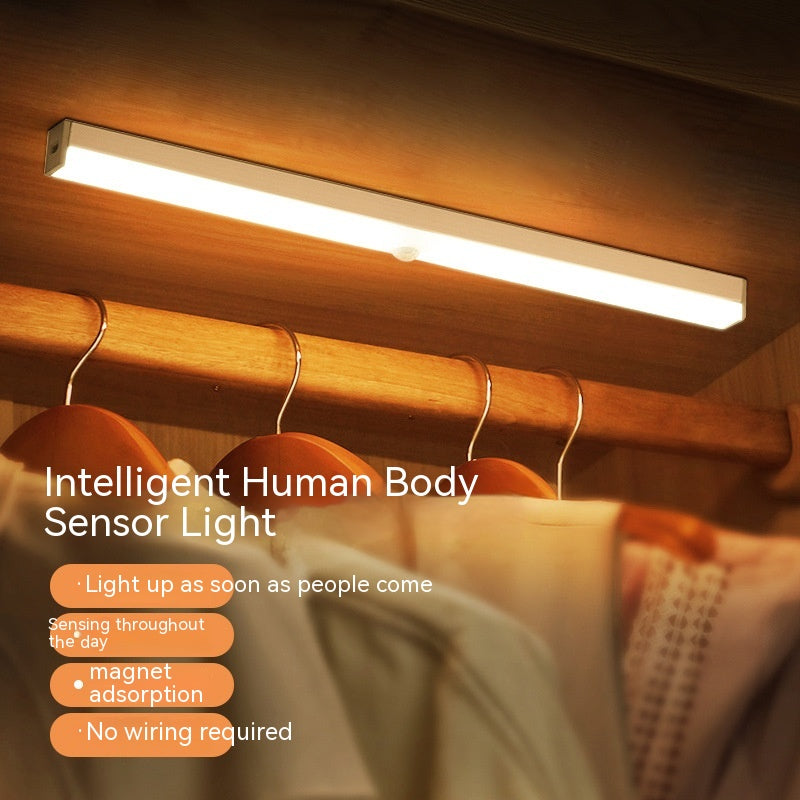 Lampada da notte piccola wireless automatica a luce di striscia Lampada con sensore a infrarossi intelligente - Gufetto Brand 