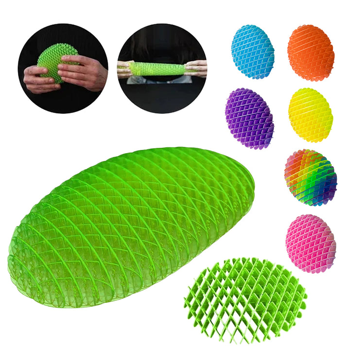 Verme Spremere Giocattolo Elastico A Sei Lati Fidget Verme Romanzo Giocattoli Alleviare Lo Stress Piccolo Verme Decompressione Artefatto Regalo per Un Amico - Gufetto Brand 