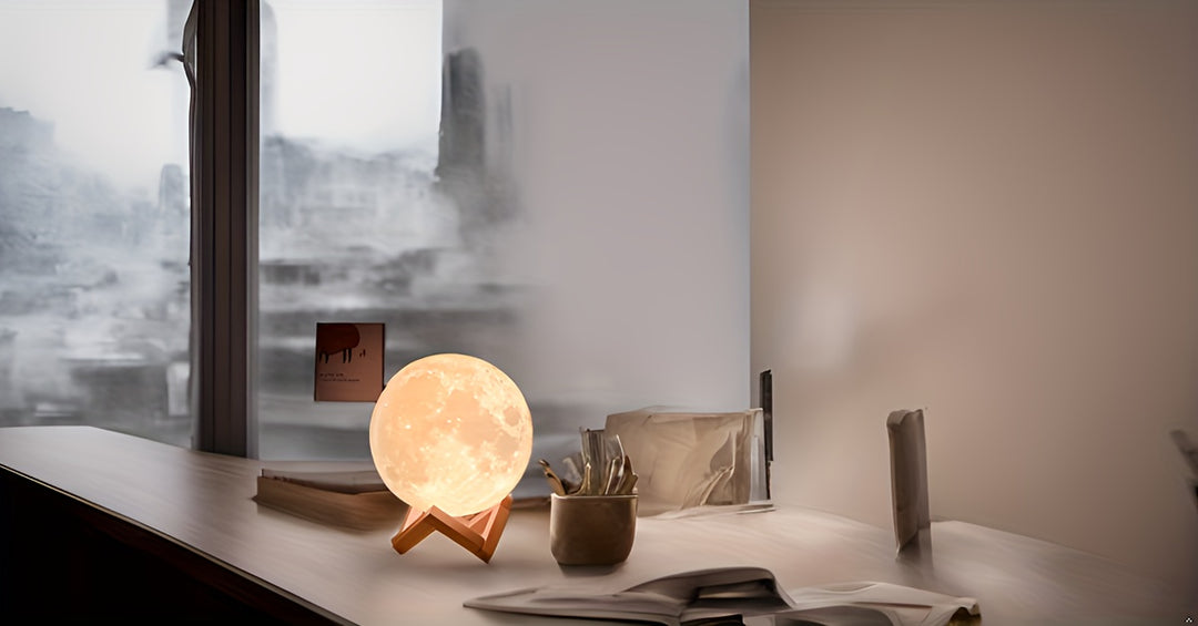 Enchanting Moon Lamp with 128 Color Settings - Touch & Remote Control, Adjustable Brightness, USB Rechargeable Desk Light - Ideal for Bedroom Ambiance, Unique Gift for Mom, Weddings, Birthdays, Christmas, Halloween, Lamp for