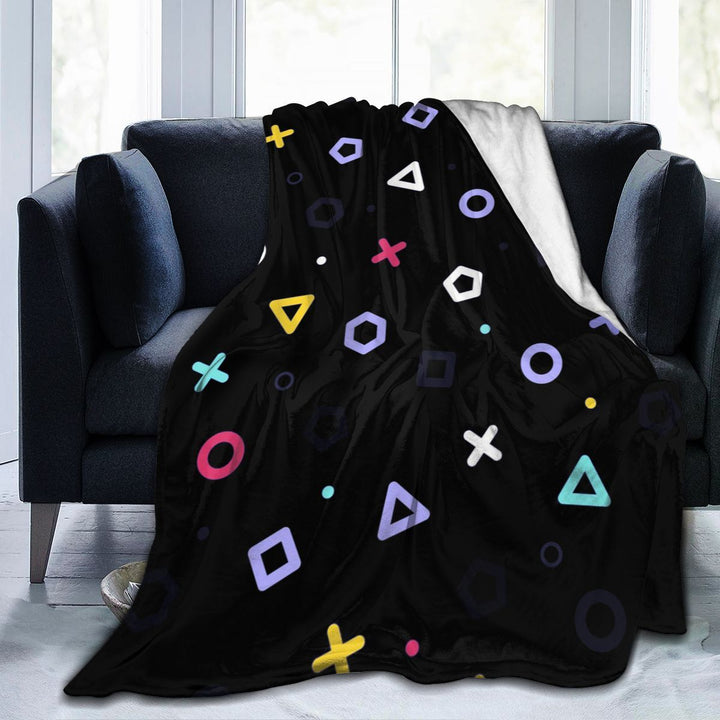 Coperta con stampa per console di gioco anime in flanella