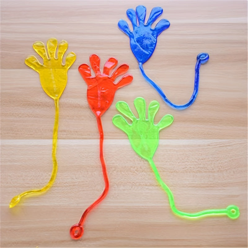 1pc 15pcs 25pcs Sticky Palm Elastic Toy Outdoor Relaxation Leisure Party Birthday Bar Funny Prank Gift Bag Filler Elastic Treasure Box Toy Classroom Reward Mini Toy Bulk