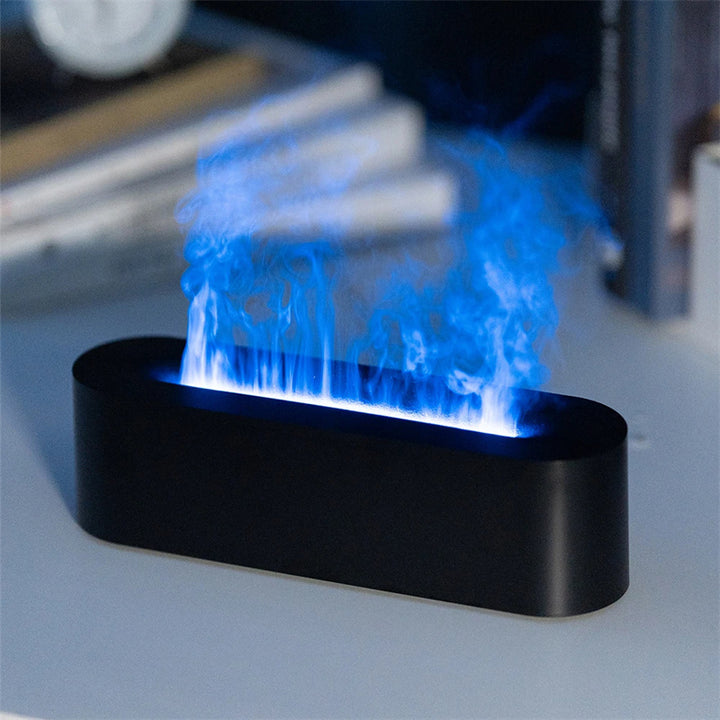 2023 Fiamma Aroma Diffusore Umidificatore Ad Ultrasuoni Freddo Mist Maker Fogger Led Lampada Ad Olio Essenziale Realistico Diffusore di Fuoco - Gufetto Brand 