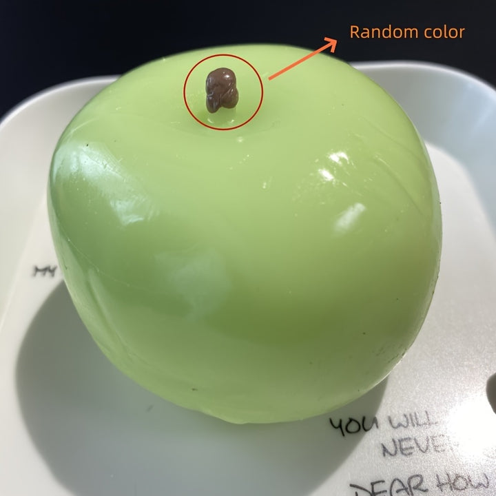 1pc Soft Green Apple Stress Ball Faux Apple Squeeze Toy Funny Relaxation Toys Toys Perfect Decorations Christmas Eve Gifts Christmas Gifts Party Favors