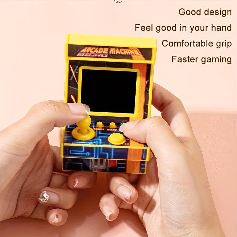 1pc Retro Arcade Machine - Mini 8-Bit Handheld Game Console with Joystick and Button Control, Realistic Display, Multiple Classic Games, Waterproof, Battery Powered (Battery Not Included), Ideal Christmas and New Year Gift