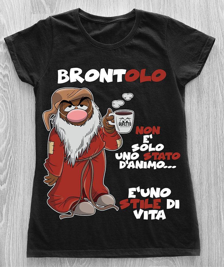 T-shirt Donna Brontolo Sleep ( B320965 ) - Gufetto Brand 