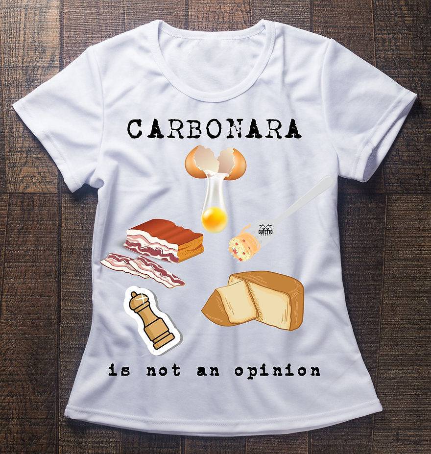 T-shirt Donna Carbonara ( C560921 ) - Gufetto Brand 