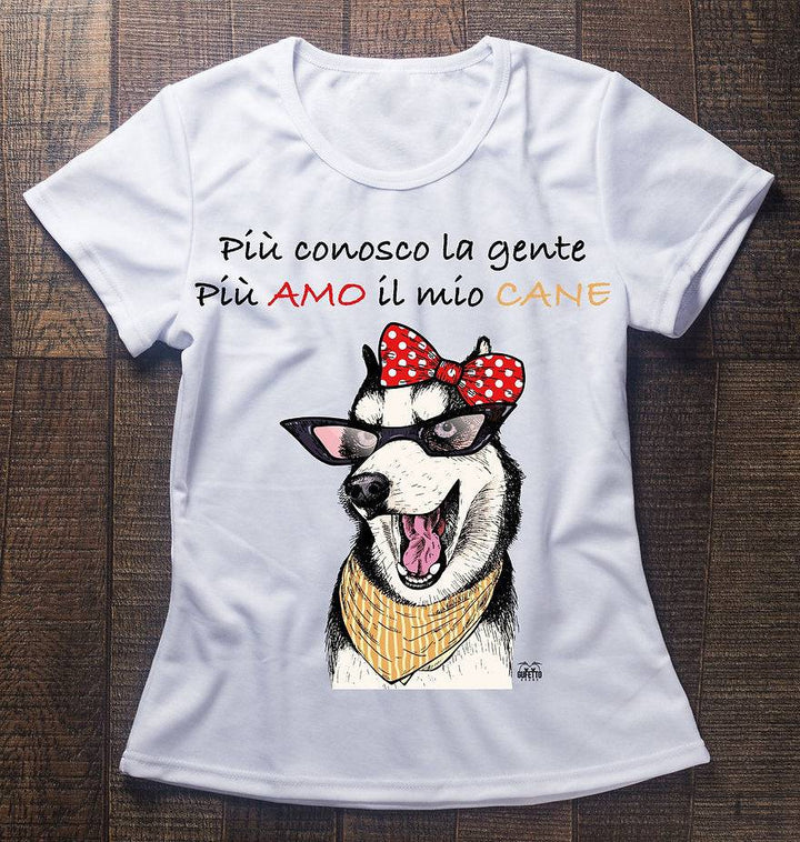 T-shirt Donna Il Mio Cane ( M579832 ) - Gufetto Brand 