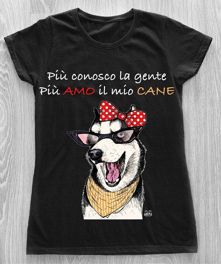 T-shirt Donna Il Mio Cane ( M579832 ) - Gufetto Brand 