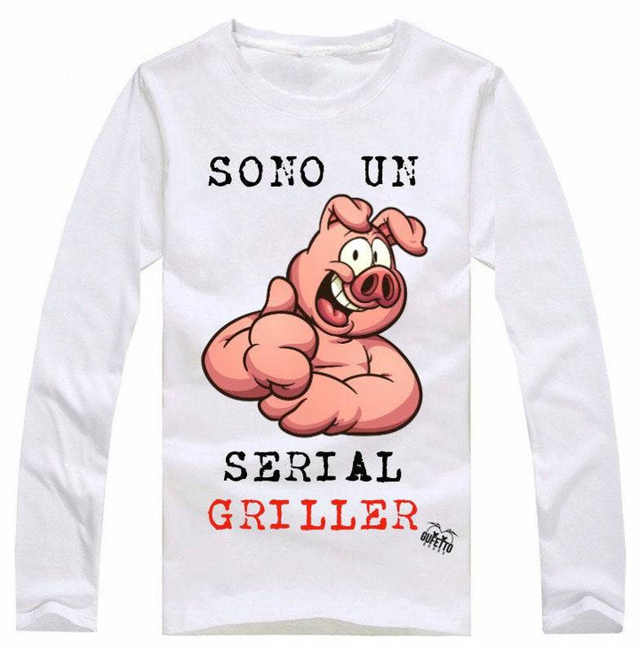 T-shirt Donna SERIAL GRILLER ( G63012 ) - Gufetto Brand 