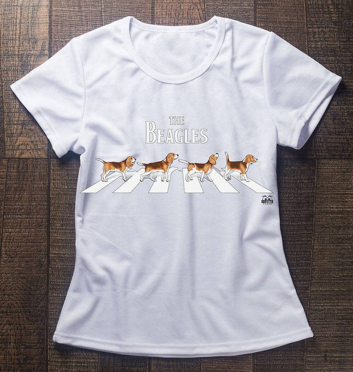 T-shirt Donna The Beagles ( B342189 ) - Gufetto Brand 