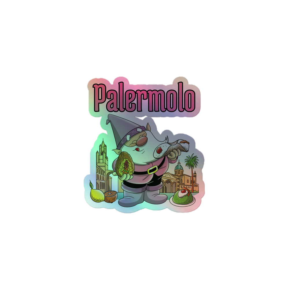Adesivi olografici PALERMOLO - Gufetto Brand 