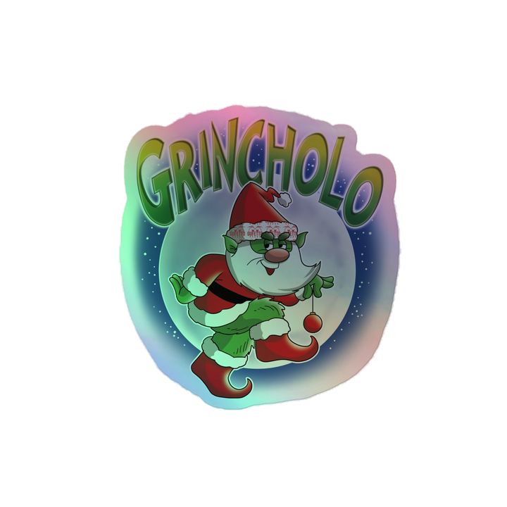 Adesivi olografici GRINCHOLO - Gufetto Brand 