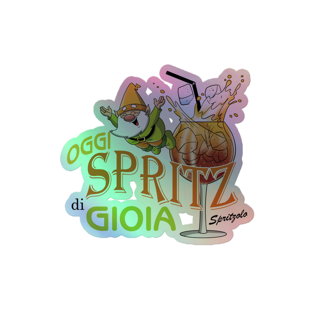 Adesivi olografici SPRITZ DI GIOIA