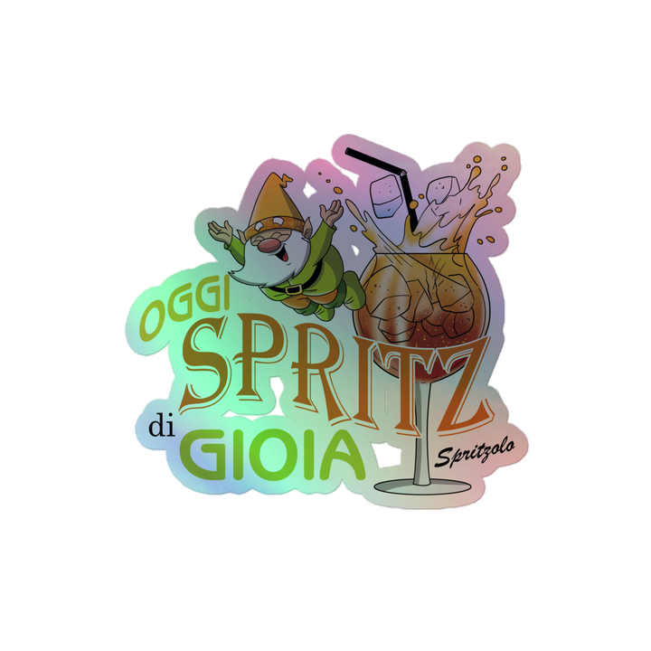 Adesivi olografici SPRITZ DI GIOIA