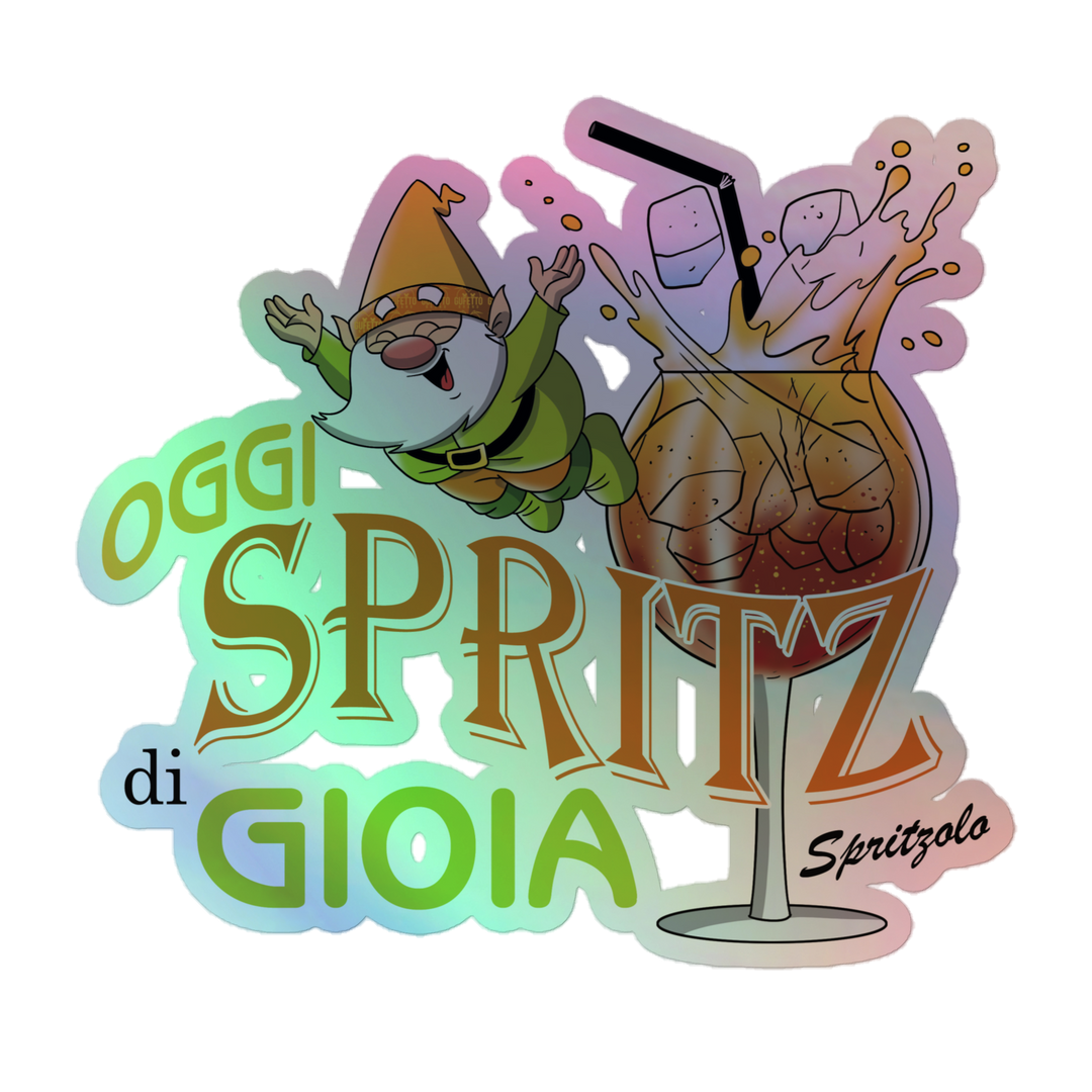 Adesivi olografici SPRITZ DI GIOIA