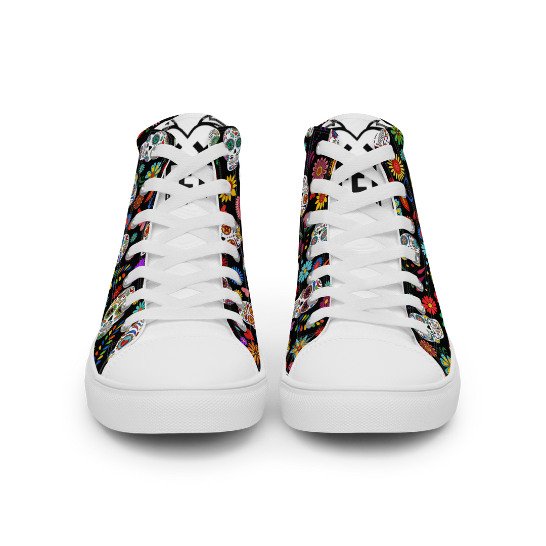 Sneakers alte in tela da uomo SKULL EDITION - Gufetto Brand 